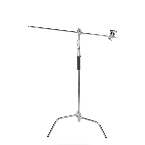 Sirui C-Stand Kit with Boom Arm, Casters and Sandbag (Chrome) - 10.5'
