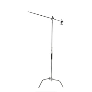 Sirui C-Stand Kit with Boom Arm, Casters and Sandbag (Chrome) - 10.5' at PROCAM | procam.com