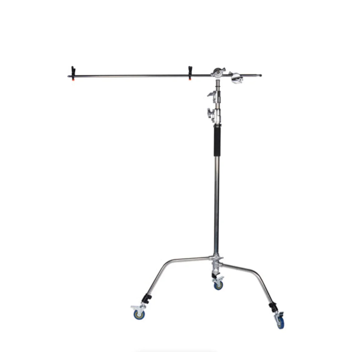 Sirui C-Stand Kit with Boom Arm, Casters and Sandbag (Chrome) - 10.5' at PROCAM | procam.com