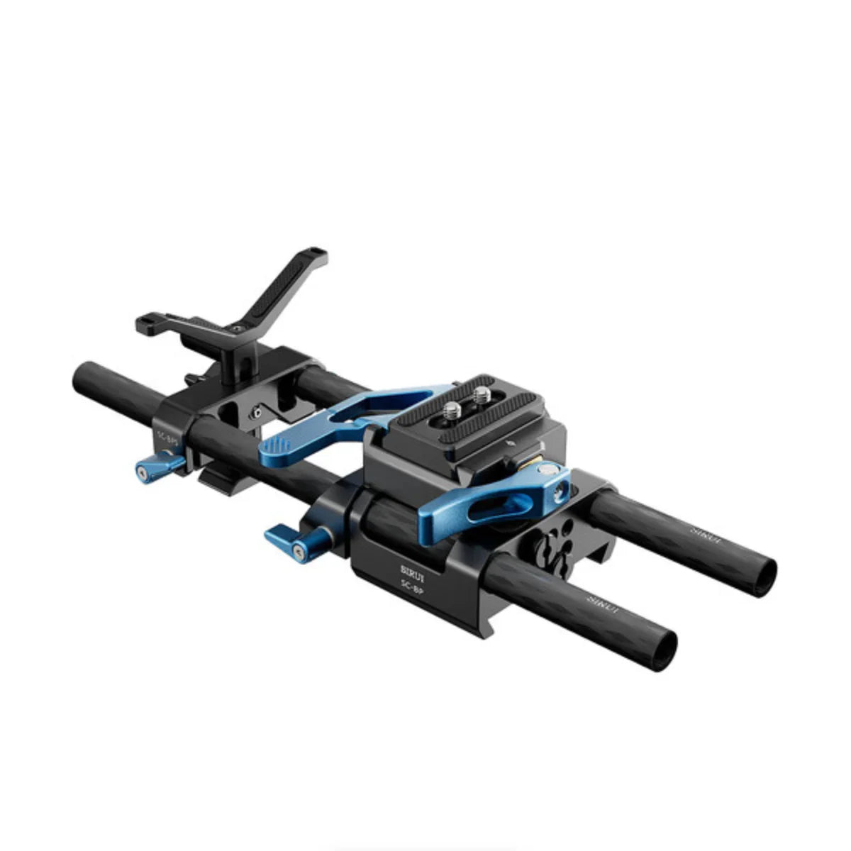 Sirui Universal Quick Release Baseplate with Dual 15mm Rod Clamp Kit at PROCAM | procam.com