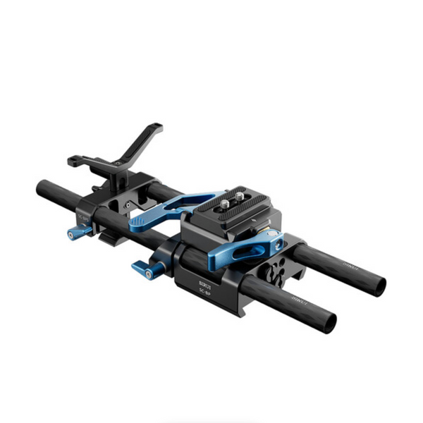 Sirui Universal Quick Release Baseplate with Dual 15mm Rod Clamp Kit