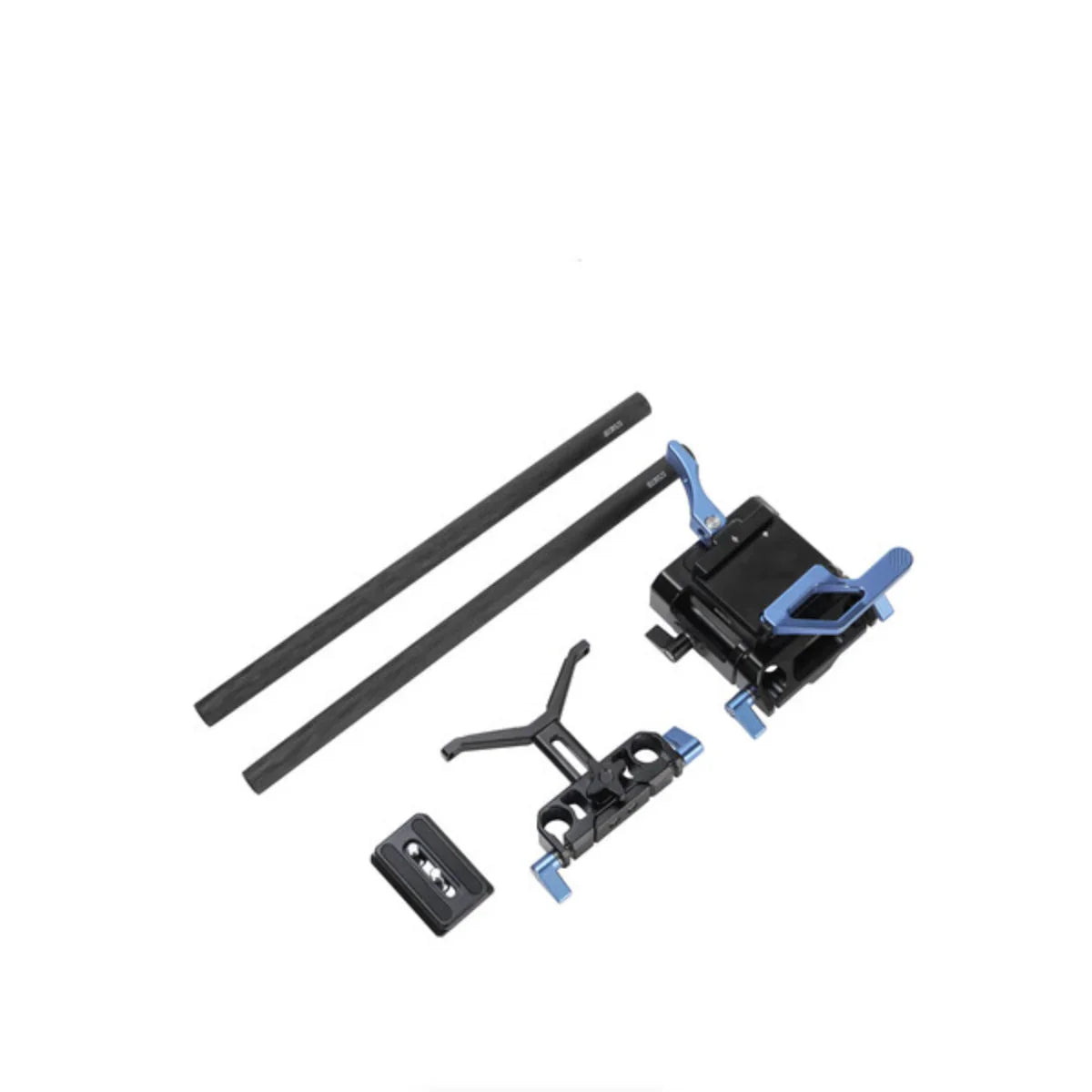 Sirui Universal Quick Release Baseplate with Dual 15mm Rod Clamp Kit at PROCAM | procam.com