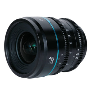 Sirui Night Walker 16mm & 75mm T1.2 S35 Cine 2-Lens Set (E-Mount, Black) at PROCAM | procam.com