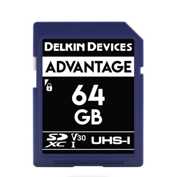 Delkin Devices Advantage UHS-I SDXC Memory Card - 64GB