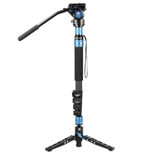 Sirui P-325FL 5-Section Carbon Fiber Monopod with VA-5 Compact Video Head at PROCAM | procam.com