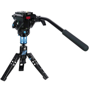 Sirui P-325FL 5-Section Carbon Fiber Monopod with VA-5 Compact Video Head at PROCAM | procam.com