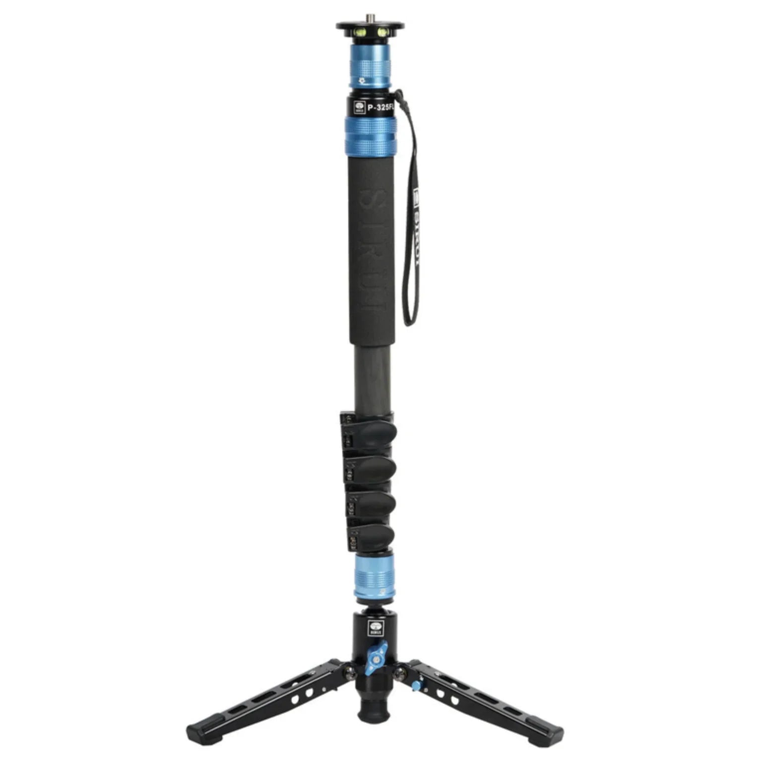 Sirui P-325FL 5-Section Carbon Fiber Monopod with VA-5 Compact Video Head at PROCAM | procam.com