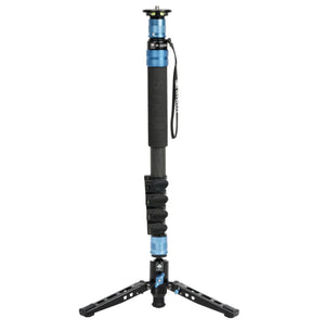 Sirui P-325FL 5-Section Carbon Fiber Monopod with VA-5 Compact Video Head at PROCAM | procam.com
