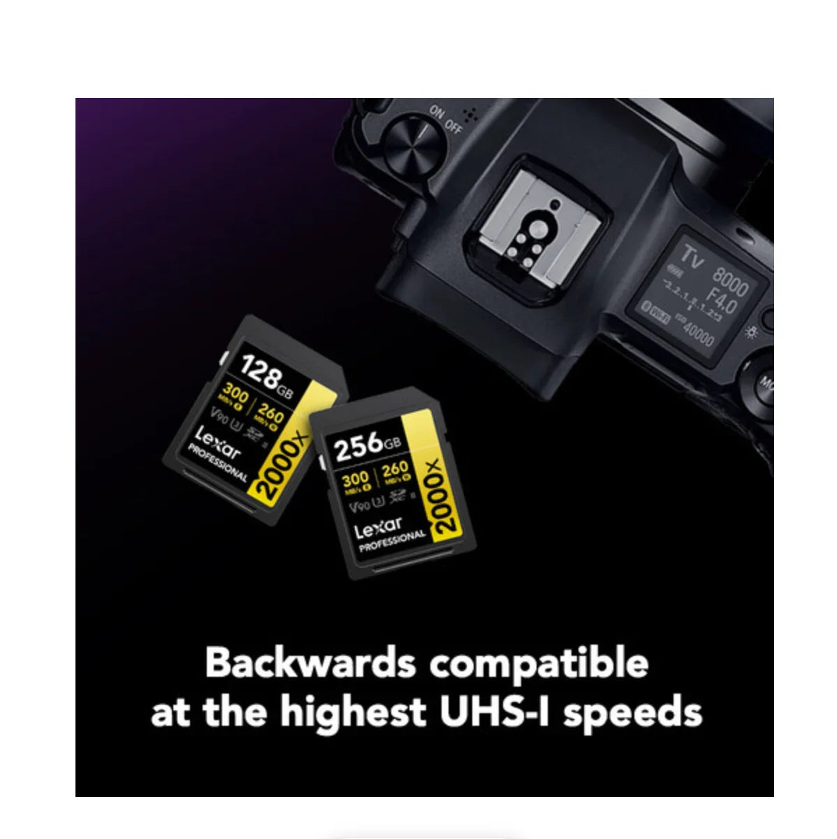 Lexar 256GB Professional 2000x UHS-II SDXC Memory Card at PROCAM | procam.com