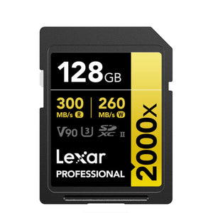 Lexar Professional 2000x UHS-II SDXC Memory Card - 128GB at PROCAM | procam.com