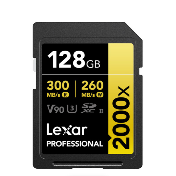 Lexar Professional 2000x UHS-II SDXC Memory Card - 128GB