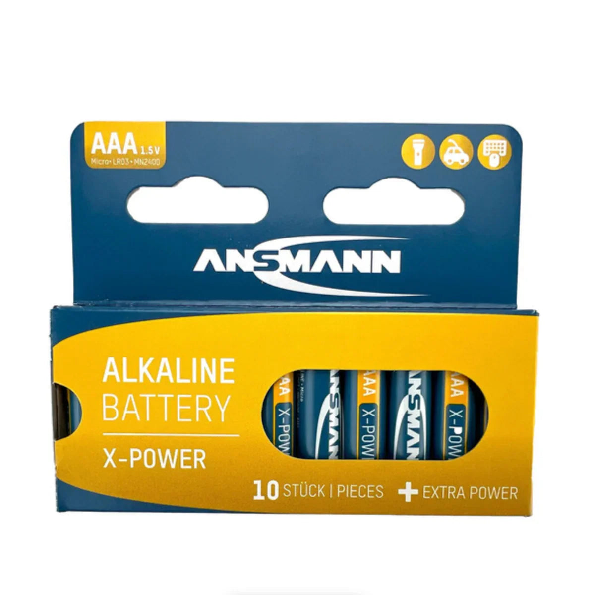 Ansmann X-POWER AAA Alkaline Battery (10 Pack) at PROCAM | procam.com