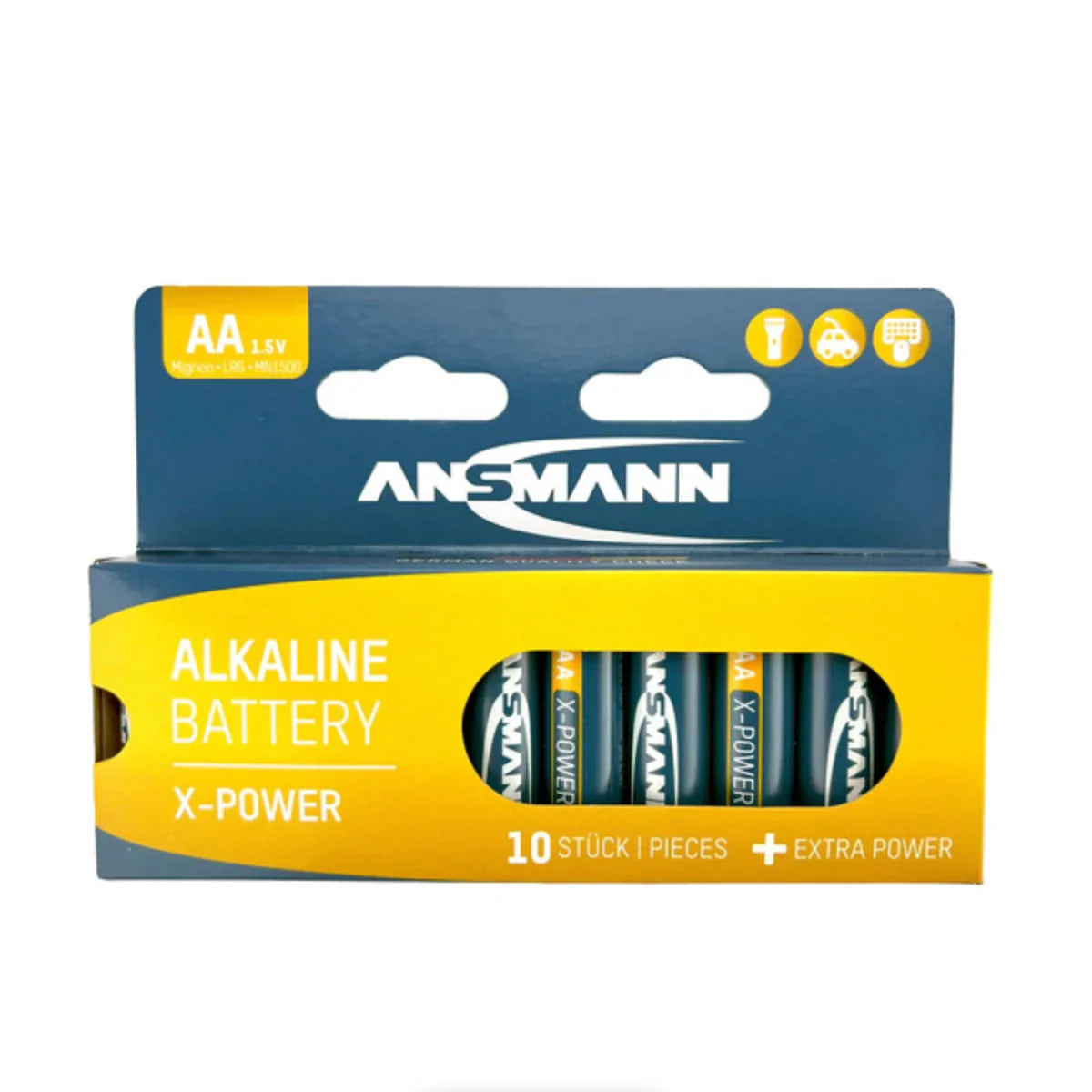 Ansmann X-POWER AA Alkaline Battery (10 Pack) at PROCAM | procam.com