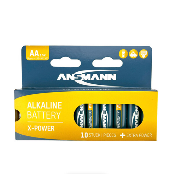 Ansmann X-POWER AA Alkaline Battery (10 Pack)