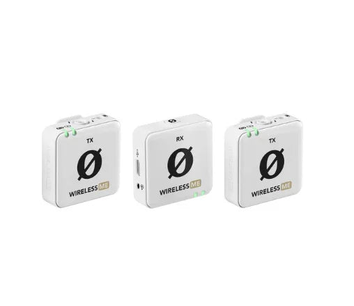 RODE Wireless ME Dual Compact Digital Wireless Microphone System (2.4 GHz, White) at PROCAM | procam.com