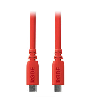RODE SC27 SuperSpeed USB-C to USB-C Cable (Red, 6.6') at PROCAM | procam.com