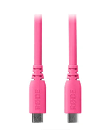 RODE SC27 SuperSpeed USB-C to USB-C Cable (Pink, 6.6') at PROCAM | procam.com