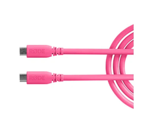 RODE SC27 SuperSpeed USB-C to USB-C Cable (Pink, 6.6') at PROCAM | procam.com
