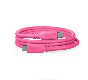 RODE SC27 SuperSpeed USB-C to USB-C Cable (Pink, 6.6') at PROCAM | procam.com