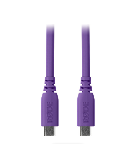 RODE SC27 SuperSpeed USB-C to USB-C Cable (Purple, 6.6')