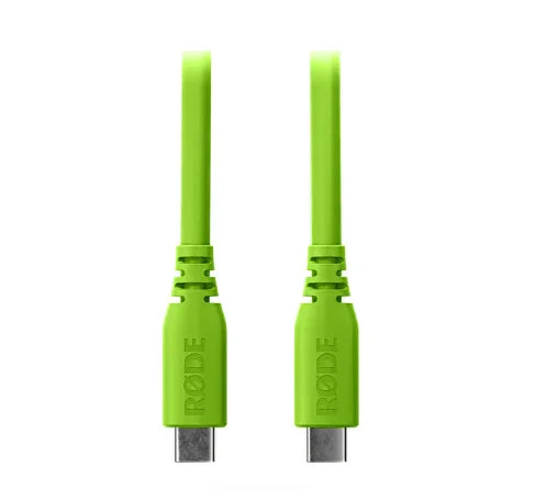RODE SC27 SuperSpeed USB-C to USB-C Cable (Green, 6.6') at PROCAM | procam.com