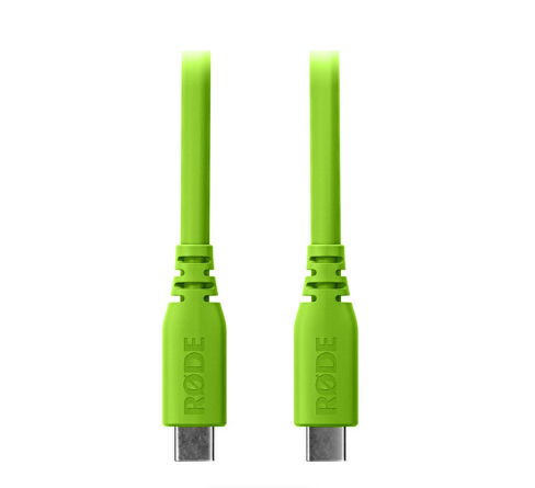 RODE SC27 SuperSpeed USB-C to USB-C Cable (Green, 6.6')