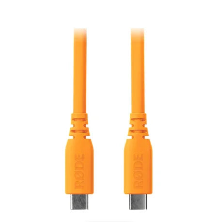 RODE SC27 SuperSpeed USB-C to USB-C Cable (Orange, 6.6') at PROCAM | procam.com