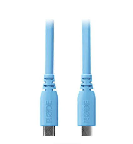 RODE SC27 SuperSpeed USB-C to USB-C Cable (Blue, 6.6') at PROCAM | procam.com
