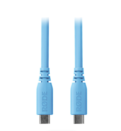 RODE SC27 SuperSpeed USB-C to USB-C Cable (Blue, 6.6')