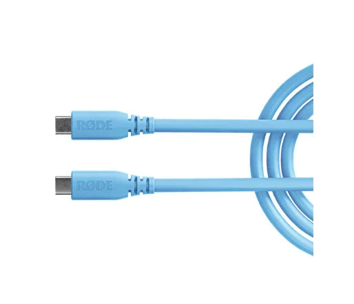 RODE SC27 SuperSpeed USB-C to USB-C Cable (Blue, 6.6') at PROCAM | procam.com