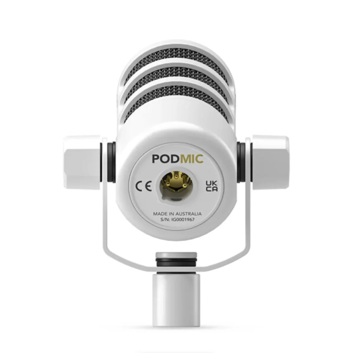 RODE PodMic Dynamic Podcasting Microphone (White) at PROCAM | Shop