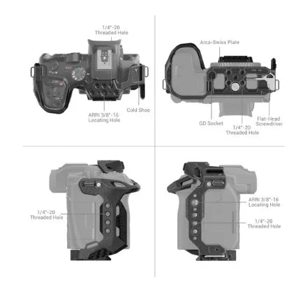 SmallRig "Black Mamba" Camera Cage for Canon EOS R7 at PROCAM | procam.com