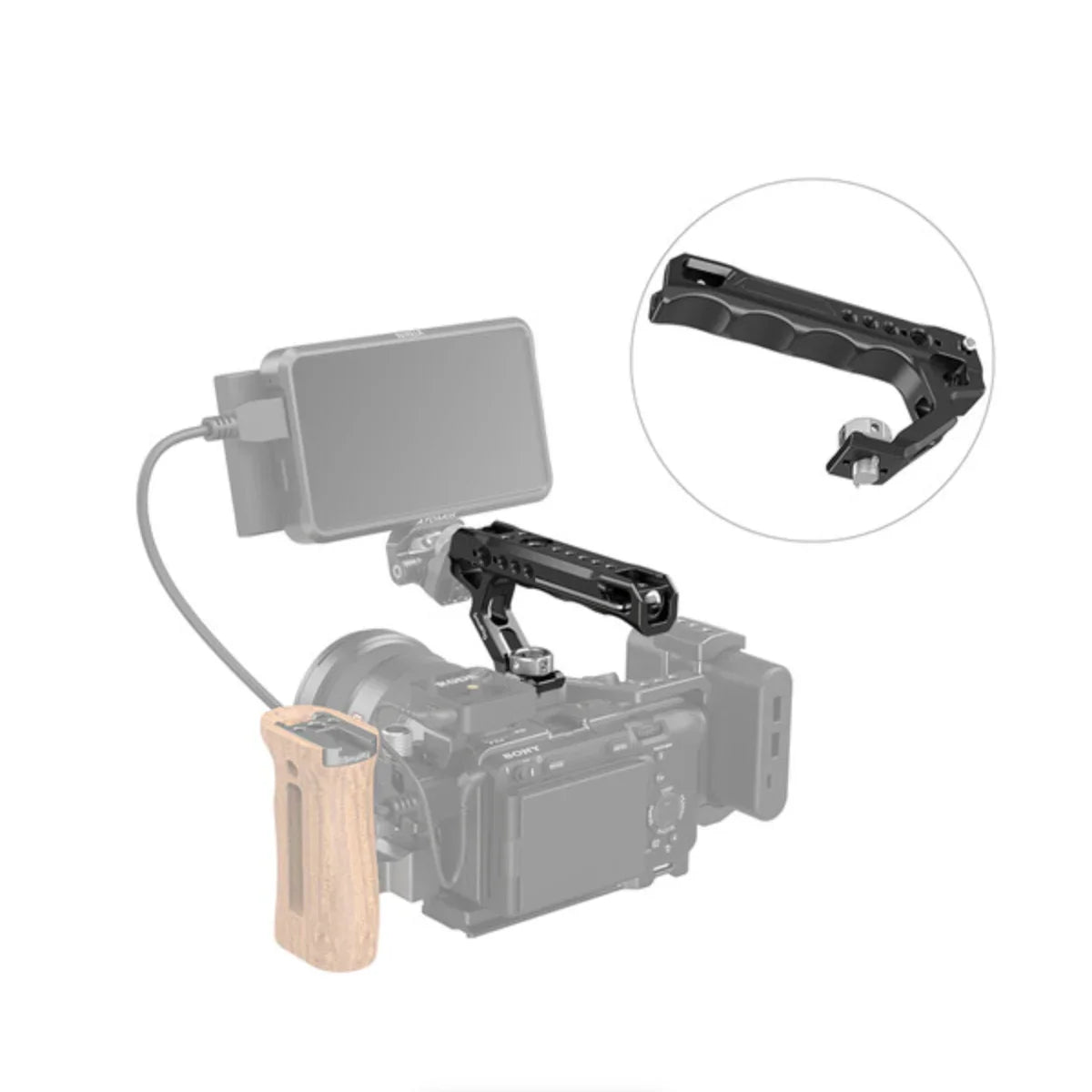 SmallRig Top Handle with ARRI-Style Anti-Twist Mount at PROCAM | procam.com
