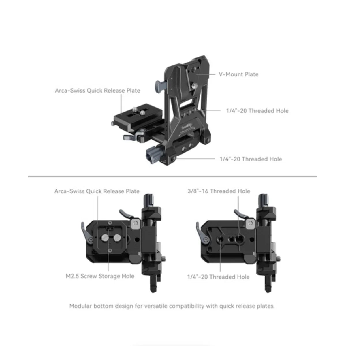 SmallRig Compact V-Mount Battery Mounting System at PROCAM | procam.com