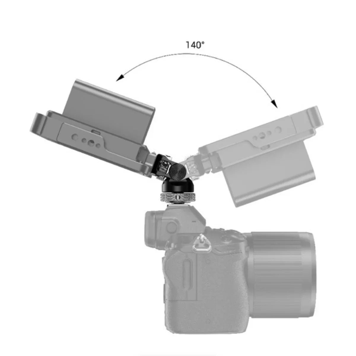 SmallRig Swivel and Tilt Monitor Mount with Shoe Adapter at PROCAM | procam.com