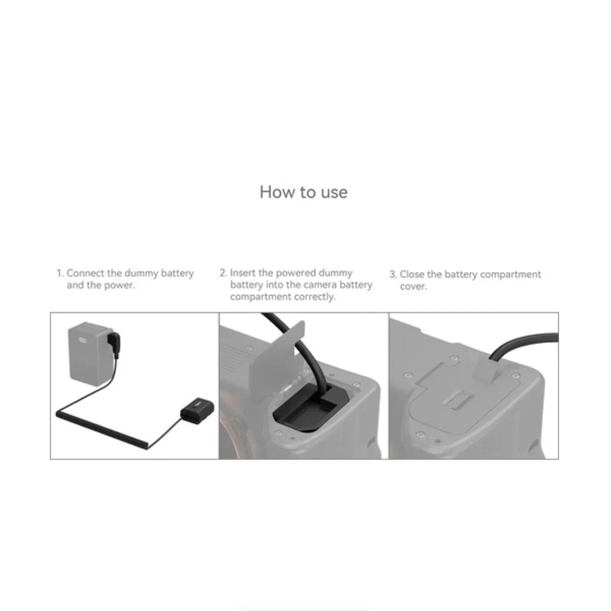 SmallRig D-Tap to Sony NP-FZ100 Dummy Battery Power Cable at PROCAM | procam.com