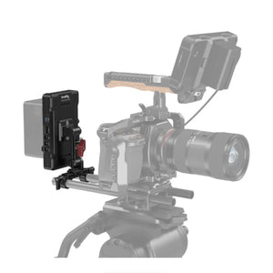 SmallRig V-Mount Battery Adapter Plate with 15mm LWS Rod Clamp & Adjustable Arm at PROCAM | procam.com