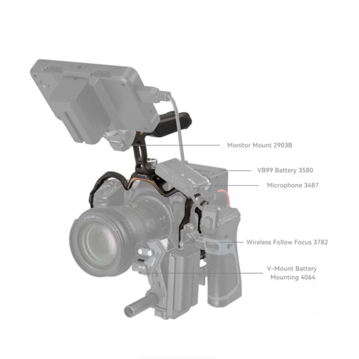 SmallRig "Night Eagle" Full Camera Cage Kit for Nikon Z8 at PROCAM | procam.com