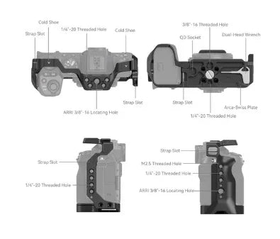 SmallRig Full Camera Cage for FUJIFILM X-S20 at PROCAM | procam.com