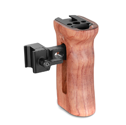 SmallRig Wooden Side Handle with NATO Clamp