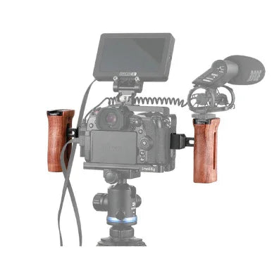 SmallRig Wooden Side Handle with NATO Clamp at PROCAM | procam.com
