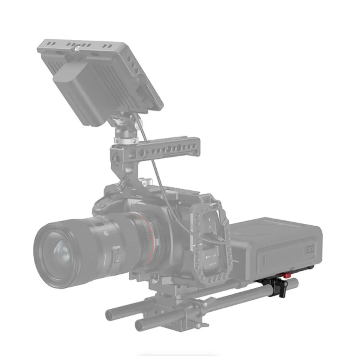 SmallRig V-Lock Battery Plate with 15mm LWS Rod Clamp at PROCAM | procam.com