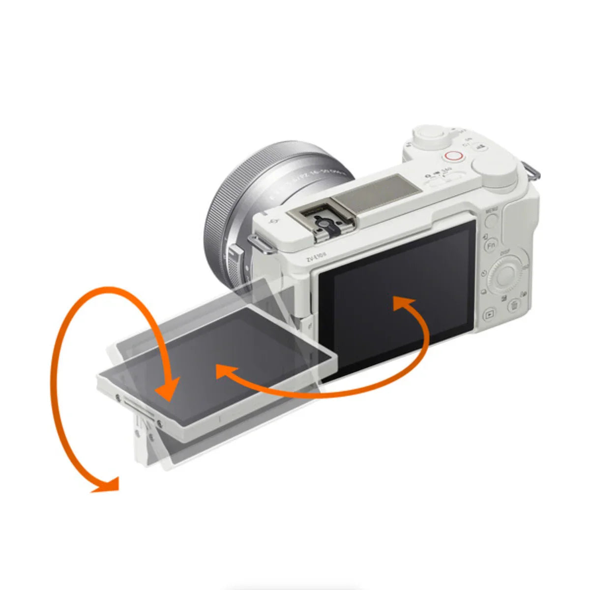 Sony ZV-E10 II Mirrorless Camera (White) at PROCAM | procam.com