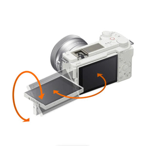 Sony ZV-E10 II Mirrorless Camera (White) at PROCAM | procam.com
