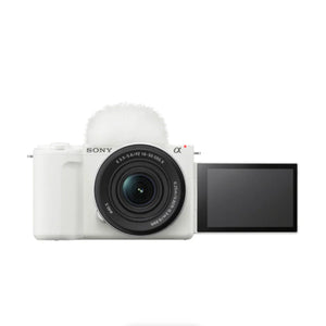 Sony ZV-E10 II Mirrorless Camera with E PZ 16-50mm Lens (White) at PROCAM | procam.com