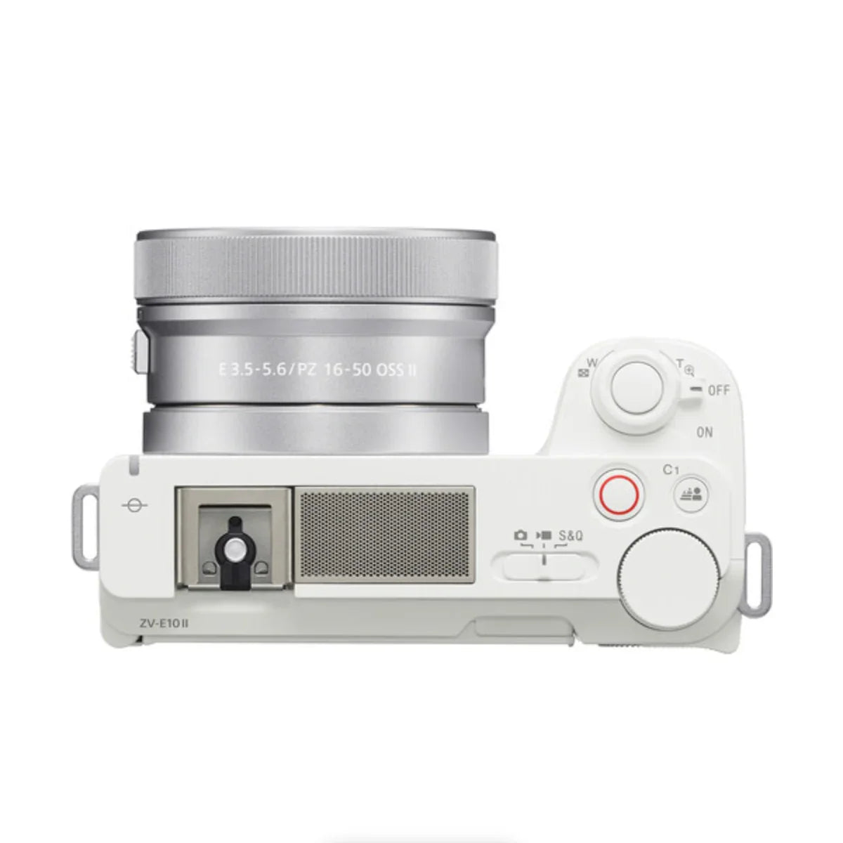 Sony ZV-E10 II Mirrorless Camera with E PZ 16-50mm Lens (White) at
