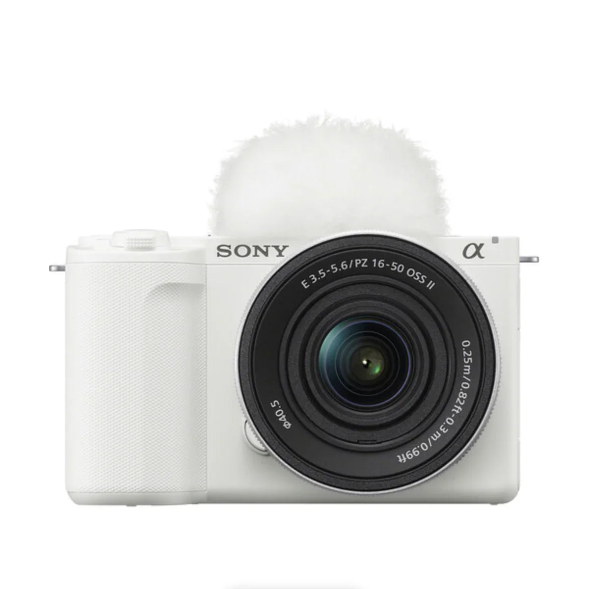 Sony ZV-E10 II Mirrorless Camera with E PZ 16-50mm Lens (White) at PROCAM | procam.com