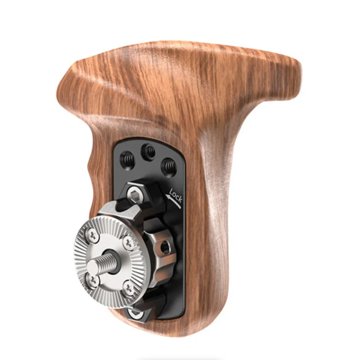 SmallRig Right-Side Wooden Handgrip with ARRI-Standard Rosette at PROCAM | procam.com