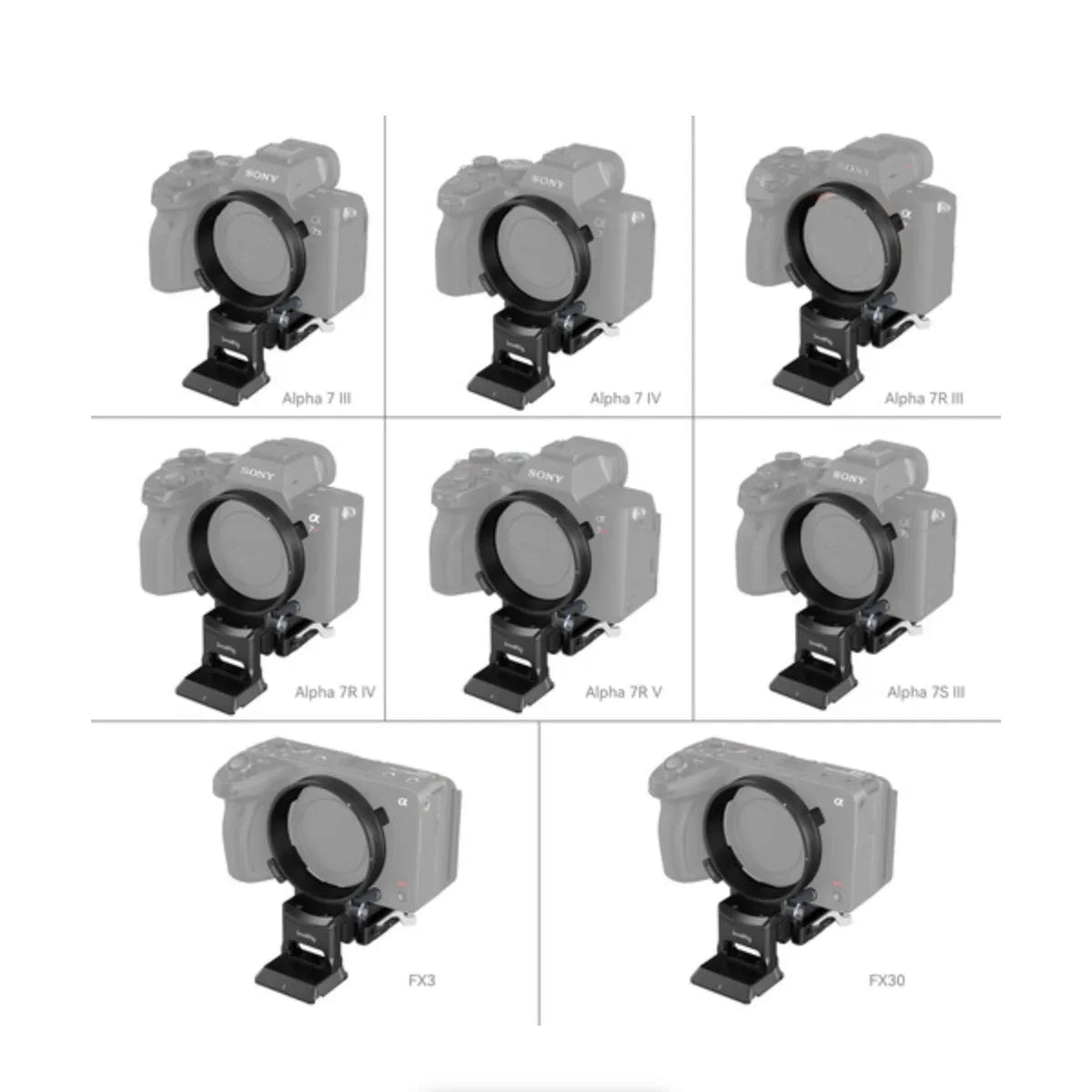 SmallRig Rotatable Horizontal-to-Vertical Mount Plate Kit for Sony Alpha/FX at PROCAM | procam.com
