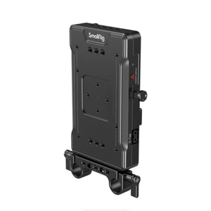 SmallRig V-Mount Battery Adapter Plate with Dual 15mm Rod Clamp at PROCAM | procam.com